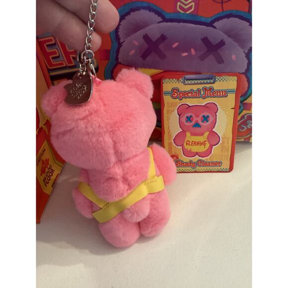 F.Un x Shinwoo Strange Ghost Diner Plush Keychain Blind Box “Shady Cleaner” - Picture 3 of 3